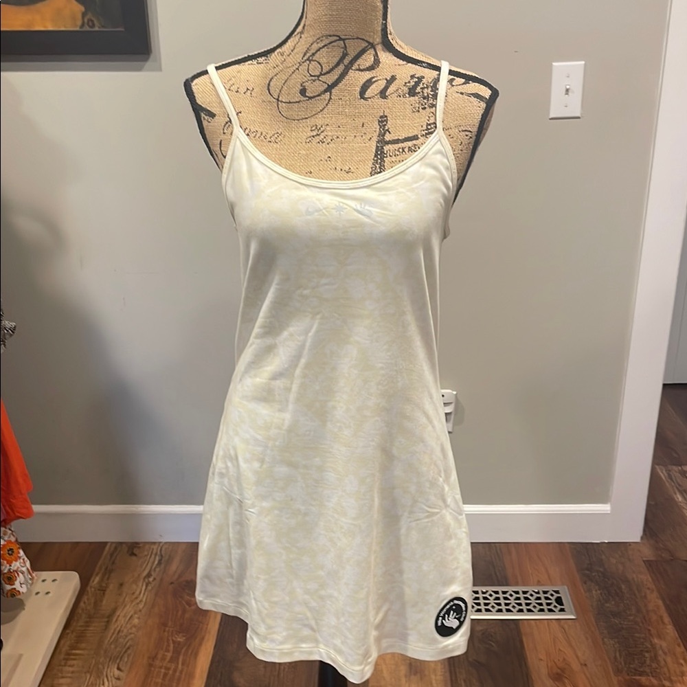 Nike cream /cotton Slip Dress